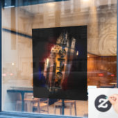 Politie Vlag Auto sticker (Cafe Raam)