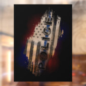 Politie Vlag Auto sticker (Vel 2)