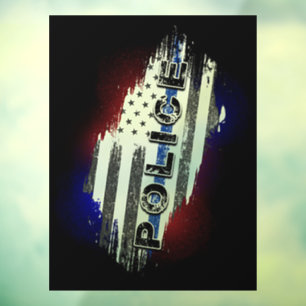 Politie Vlag Auto sticker