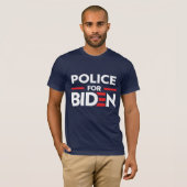 POLITIE VOOR JOE BIDEN T-SHIRT (Voorkant volledig)