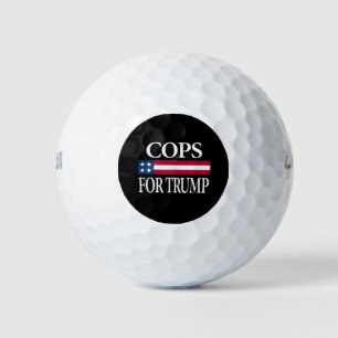 politie voor trump golfballen