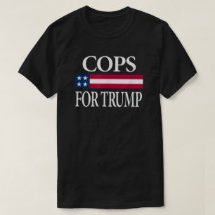 politie voor trump t-shirt