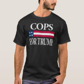 politie voor trump t-shirt (Voorkant)