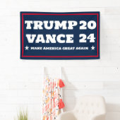 Politie voor Trump Vance 2024 Banner (Insitu)
