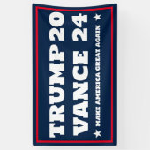 Politie voor Trump Vance 2024 Banner (Verticaal)