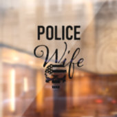 Politie Vrouw Auto Decal (Vel 2)