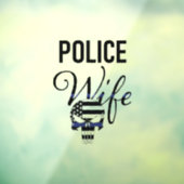 Politie Vrouw Auto Decal (Vel 3)