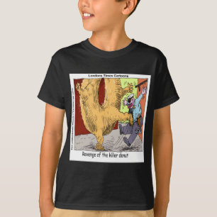 Politie Vs Donut Grappige Cartoon T-shirt