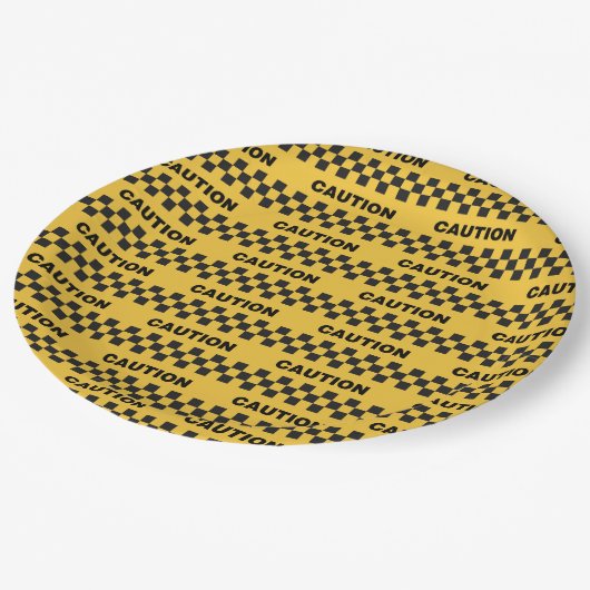 Politie - Waarschuwing Papieren Bordje (Gekanteld)