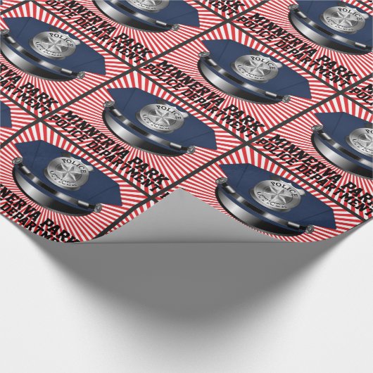 Politie - Wetshandhaving Gift Wrap - SRF Cadeaupapier (Hoek)