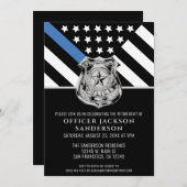 Politie Wetshandhaving Pensioen Partij Officier Kaart (Voorkant / Achterkant)