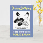 Politie wil dat Man hem vergezelt Kaart (Gele Bloem)