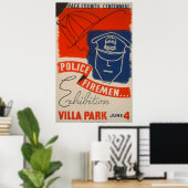 Politie,  WPA-Poster voor vuurwapententoonstelling Poster (Thuiskantoor)