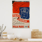 Politie,  WPA-Poster voor vuurwapententoonstelling Poster (Keuken)
