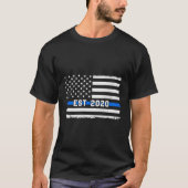 Politieacademie 2020 Afstuderen Shirt voor mannen (Voorkant)