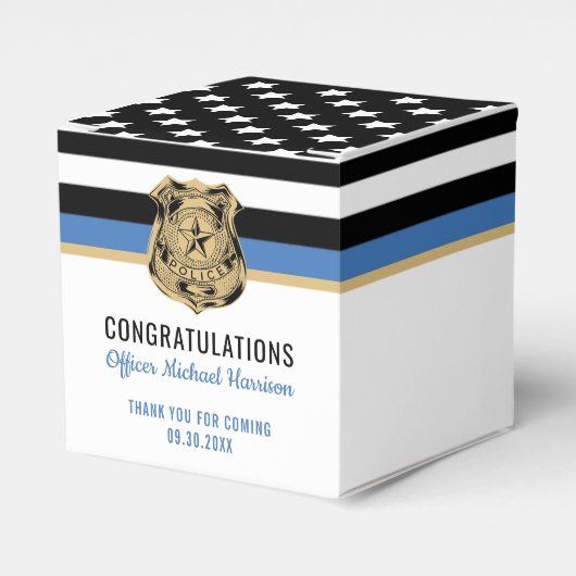 Politieacademie Afstudeerafdeling Handhaving Bedankdoosjes (Voorkant Zijde)