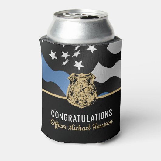 Politieacademie Afstudeerpartij Wetshandhaving Blikjeskoeler (Blikje Achterkant)