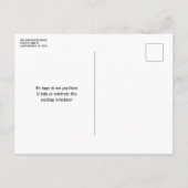 Politieacademie Afstudeerpartij Wetshandhaving Uitnodiging Briefkaart (Achterkant)