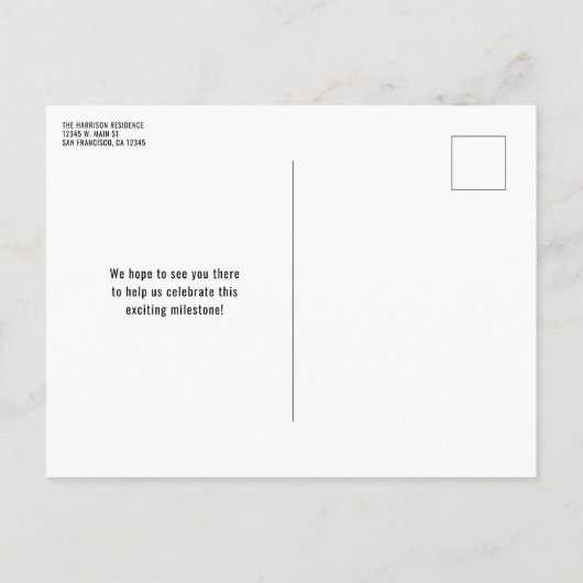 Politieacademie Afstudeerpartij Wetshandhaving Uitnodiging Briefkaart (Achterkant)