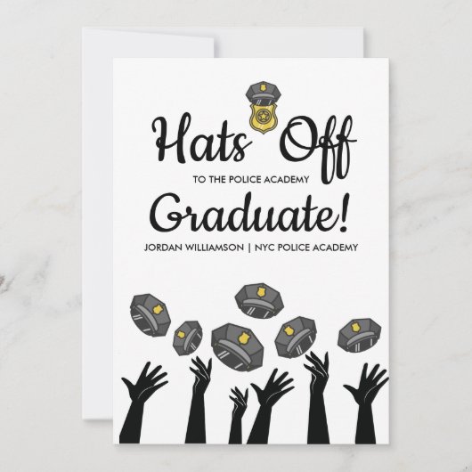 Politieacademie Afstuderen fotograaf Kaart (Voorkant)