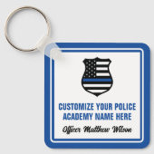 Politieacademie Afstuderen gepersonaliseerd Afstud Sleutelhanger (Voorkant)