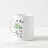 Politieacademie Afstuderen Gift Idea Koffiemok (Voorkant links)