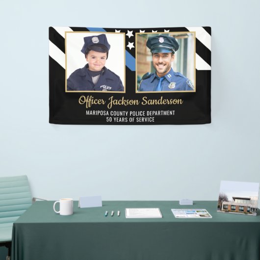 Politieacademie Afstuderen Rechtshandhaving Foto Spandoek (Beurs)