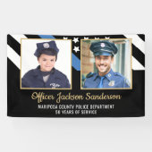 Politieacademie Afstuderen Rechtshandhaving Foto Spandoek (Horizontaal)