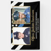 Politieacademie Afstuderen Rechtshandhaving Foto Spandoek (Verticaal)