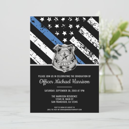 Politieacademie Afstuderen wetshandhaving Kaart (Staand voorkant)