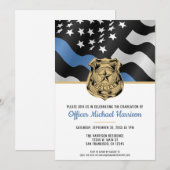 Politieacademie Afstuderen wetshandhavingsvlag Kaart (Voorkant / Achterkant)