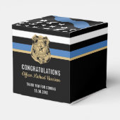 Politieacademie feliciteert afstudeerfeest bedankdoosjes (Achterkant)