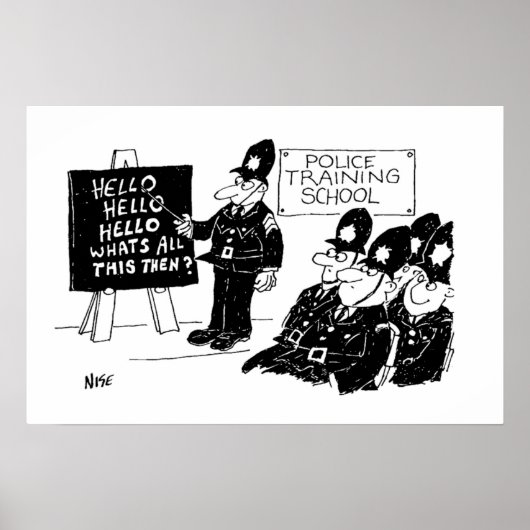 Politieacademie Poster (Voorkant)
