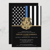 Politieacademie voor wetshandhaving Afstuderen Kaart (Voorkant / Achterkant)