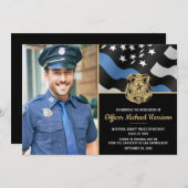 Politieacademie Wetshandhaving Afstuderen Aankondiging (Voorkant / Achterkant)