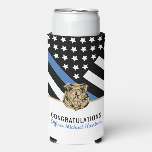 Politieacademie Wetshandhaving Afstuderen Seltzer Blikjeskoeler (Seltzer Voorkant)