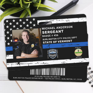 Politieagent Aangepaste foto Rechtshandhaving ID Badge