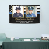 Politieagent Academie Afstudeerfeest 2 Foto Spandoek (Beurs)