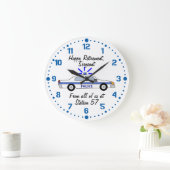 Politieagent — Afboeking Cadeau Douane Name Clock Grote Klok (Huis)
