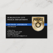 Politieagent Afdeling Douanewetshandhaving Visitekaartje (Voorkant)