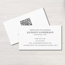 Politieagent Afdeling Handhaving QR-code