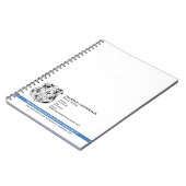 Politieagent Afdeling Rechtshandhaving Logo Notitieboek (Linkerzijde)