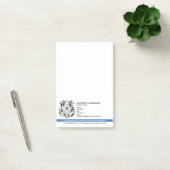 Politieagent Afdeling Rechtshandhaving Logo Post-it® Notes (Kantoor)