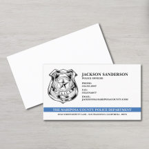 Politieagent Afdeling Rechtshandhaving Logo