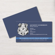 Politieagent Afdeling Rechtshandhaving Logo