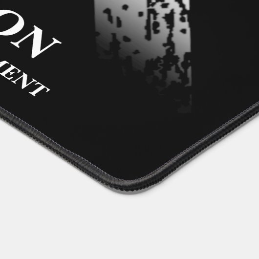 Politieagent afdeling Thin Blue Line Logo Bureaumat (Hoek)