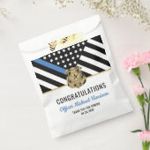 Politieagent Afstuderen Law Enforcement Academy Bedankzakje (Gezegeld)