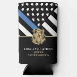 Politieagent Afstuderen Law Enforcement Academy Seltzer Blikjeskoeler