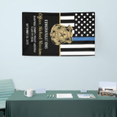 Politieagent Afstuderen Law Enforcement Academy Spandoek (Beurs)