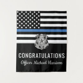 Politieagent Afstuderen Law Enforcement Academy Wandkleed